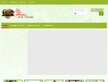 Tablet Screenshot of lasfloresdelacarreta.com